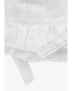 Шапка BRODERIE FRILL BUCKET, белый Next