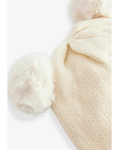 Кепка DELICATE DOUBLE POM, бежевый Next