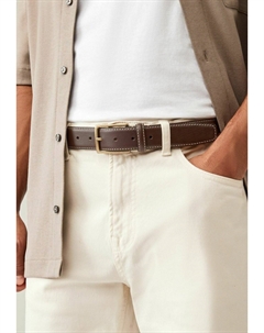 Пояс SIGNATURE CONTRAST STITCH, коричневый Next