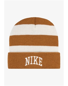 Кепка CHUNKY STRIPE APEX BEANIE SET UNISEX, бежевый Nike