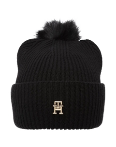 Шапочка, черный Tommy hilfiger