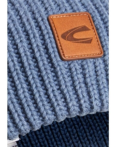 Шапка aus einem Baumwoll Kaschmir Mix, цвет denim blau Camel active