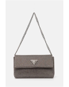 Клатч ZALINA, серебряный Guess