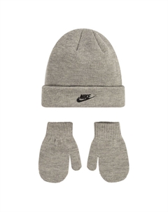 Комплект шапки и варежек Club для малышей — 2–4 года, серый Nike