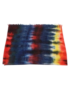 Тонкий вязаный шарф, синий Faliero sarti