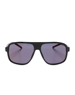 Солнцезащитные очки-пилоты, черный Hugo