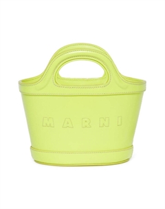 Kids сумка-ведро с вышитым логотипом Tropicallia, зеленый Marni