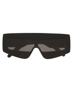 Солнцезащитные очки-маска, черный Rick owens