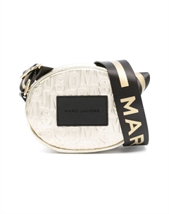 Kids сумка через плечо с тисненым логотипом, золотистый Marc jacobs