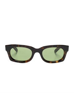 Солнцезащитные очки Ambos в прямоугольной оправе, коричневый Retrosuperfuture