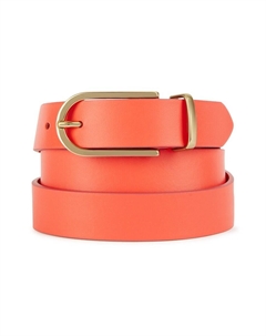 Широкий кожаный ремень, оранжевый Geox
