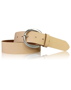 Кожаный ремень, персиковый Fronhofer