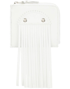 Wallet визитница с бахромой, белый Comme des garcons