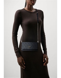 Клатч NOELLE XBODY FLAP ORGANIZER, темно-серый Guess