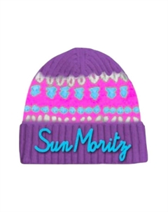 Мягкая шапка Sun Moritz из скандинавского жаккарда, мультиколор Mc2 saint barth