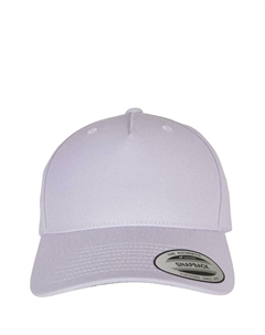 Бейсболка YP CLASSICS 5-PANEL CURVED VISOR SNAPBACK, фиолетовый Flexfit