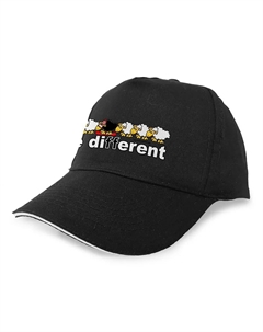 Бейсболка Be Different Snow, черный Kruskis