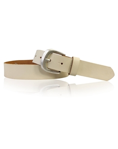 Кожаный ремень, кремовый Fronhofer