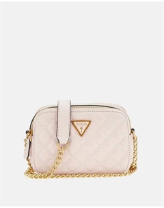 Маленькая сумка через плечо Giully для фотоаппарата на молнии, розовый Guess