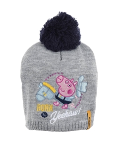 Шапка WINTER SET BOBBLE HAT GLOVES, цвет grau Peppa pig