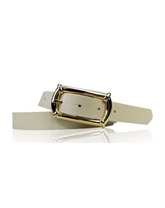 Кожаный ремень, кремовый Fronhofer