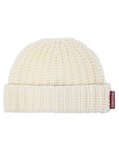 Шерстяная шапочка с логотипом, белый Dsquared2