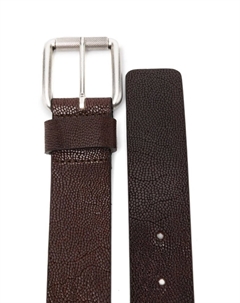 Ремень из зернистой кожи, коричневый Dondup