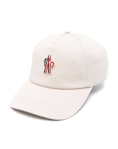 Grenoble бейсболка с нашивкой-логотипом, нейтральный цвет Moncler