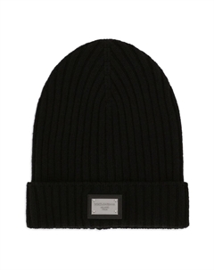 Kids шапка с логотипом, черный Dolce&gabbana