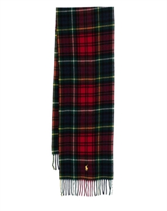 Шарф в клетку, красный Polo ralph lauren