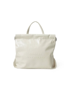 Сумка-тоут женская, белый Deep breath