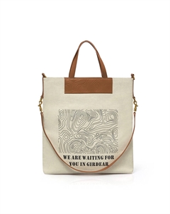 Сумка женская кожаная, черно-белый Deep breath