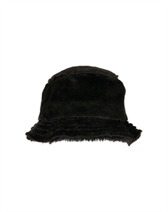 Панама из искусственного меха, черный Flexfit
