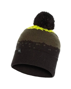 Шапка  Knitted, черный/зеленый Buff