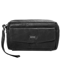 Сумка на руку, натуральная кожа, черный Spikes & sparrow