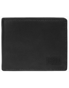 Кошелек "SUTURA", натуральная кожа, черный Mano