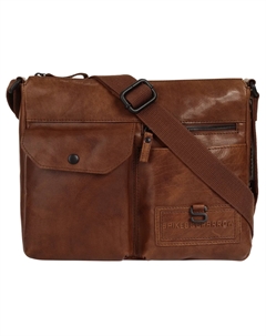 Сумка через плечо "SHOULDER BAG", натуральная кожа, цвет Cognac Spikes & sparrow