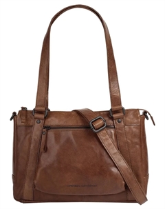 Сумочка, натуральная кожа, цвет Cognac Spikes & sparrow