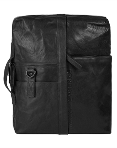 Портфель, натуральная кожа, черный Spikes & sparrow