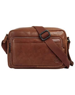 Сумка через плечо, натуральная кожа, цвет Cognac Spikes & sparrow