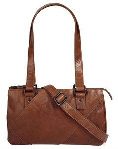 Сумочка, натуральная кожа, цвет Cognac Spikes & sparrow