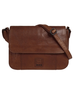 Сумка через плечо, натуральная кожа, цвет Cognac Spikes & sparrow