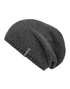 Шапка "Keith Hat", вязаная шапка оверсайз, в крапинку, на подкладке, серый Chillouts