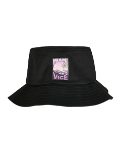 Кепка Trucker "Кепка-ведро Unisex Miami Vice Print Bucket", черный Merchcode