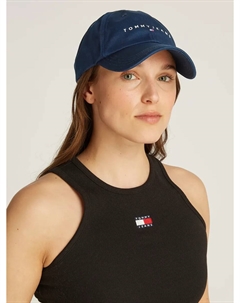 Бейсбольная кепка Tommy Jeans "TJW LINEAR LOGO 6 PANEL CAP" с вышивкой логотипа, синий Tommy hilfiger