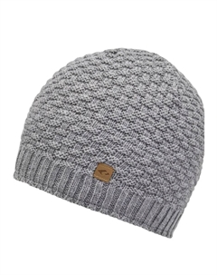 Шапка для отдыха "Kasimir Hat", с ребристыми манжетами, один размер, серый Chillouts