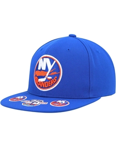 Мужская винтажная кепка Royal New York Islanders Hat Trick Snapback Mitchell and ness