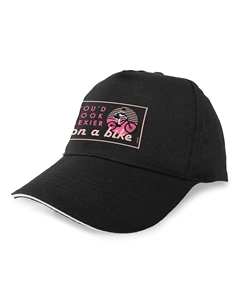 Бейсболка Sexier On A Bike, черный Kruskis
