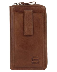 Кошелек, натуральная кожа, цвет Cognac Spikes & sparrow