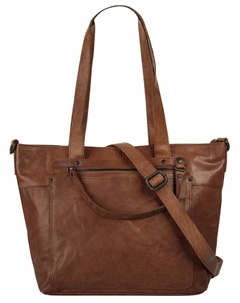 Шоппер, натуральная кожа, цвет Cognac Spikes & sparrow